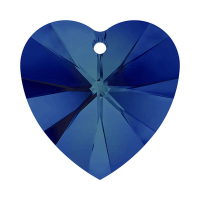 Swarovski Подвеска Сердце 10мм Crystal Bermuda Blue (6228)  