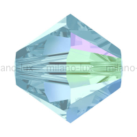 Swarovski 10 Бусин, 5мм, 5328 Aquamarine AB   