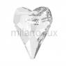 Подвеска Сердце Wild Swarovski, 12мм (арт.6240) Crystal 