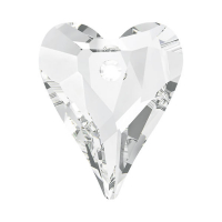 Подвеска Сердце Wild Swarovski, 12мм (арт.6240) Crystal 