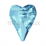 Подвеска Сердце Wild Swarovski, 17мм (арт.6240) Aquamarine