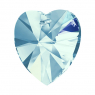 Swarovski Подвеска Сердце 10мм Aquamarine AB  (6228)