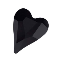 Swarovski Бусина Сердце 12мм Wild Heart (арт.5743) Jet