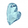 Swarovski любящее Сердце 17мм Aquamarine (арт.6261) 