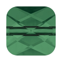 Swarovski бусина 6мм Mini Square Beade- Emerald (5053) 