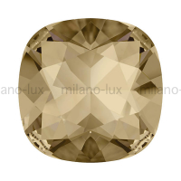 Swarovski CUSHION Crystal Golden Shadow Unfoiled, размер 12мм  (4470) 