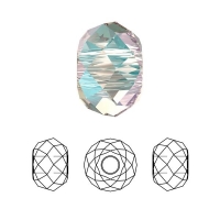 Бусина Swarovski, 6мм Briolette XL Hole (арт.5042) Crystal Shimmer 2x