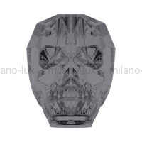 Swarovski Бусина арт. 5750 Scull, Crystal Silver Night 