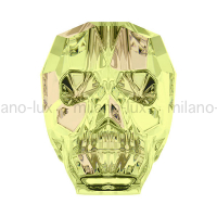 Swarovski Бусина арт. 5750 Scull, Crystal Luminous Green 