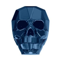 Swarovski Бусина арт. 5750 Scull, Crystal Metallic Blue 2X