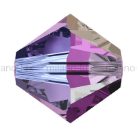 Swarovski 10 Бусин, 5мм, 5328  Light Amethyst AB 2X