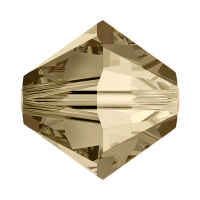 Swarovski 10 Бусин, 4мм, 5328 Crystal Golden Shadow
