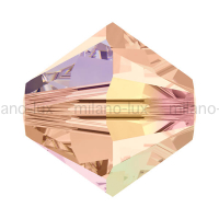 Swarovski 10 Бусин, 5мм, 5328 Light Peach AB