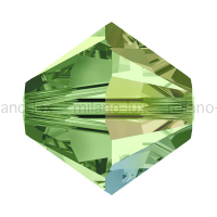 Swarovski 10 Бусин, 4мм, 5328 Peridot AB 