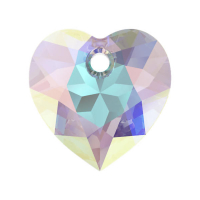 Swarovski Сердце многогранное 14.5мм Crystal AB (6432) 