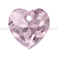 Swarovski Сердце многогранное 14.5мм Light Amethyst (6432) 