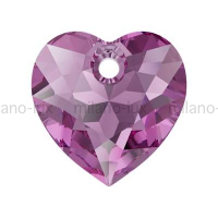 Swarovski Сердце многогранное 14,5мм Amethyst (6432) 