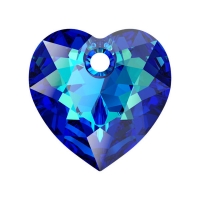 Swarovski Сердце многогранное 8мм Bermuda Blue P (6432) 