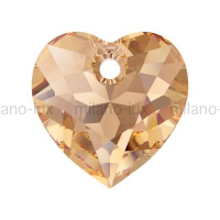 Swarovski Сердце многогранное 14.5мм Light Colorado Topaz (6432) 