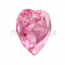 Swarovski Сердце многогранное 10.5мм Rose (6432)