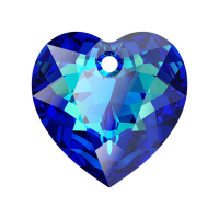 Swarovski Сердце многогранное 14.5мм Bermuda Blue P (6432) 