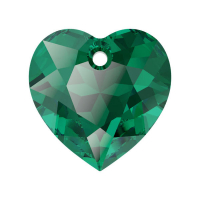 Swarovski Сердце многогранное 14.5мм Emerald (6432) 