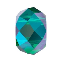 Бусина Swarovski, 6мм Briolette XL Hole (арт.5042) Emerald Shimmer 2x