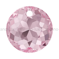 Подвеска Swarovski Круг classic Cut 8мм Light Rose (арт.6430)