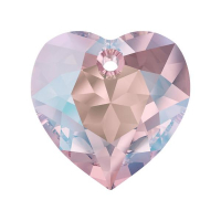 Swarovski Сердце многогранное 14.5мм  Light Rose Shimmer (6432) 
