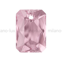 Swarovski подвеска 11.5мм Прямоугольник -Light Rose (6435) 