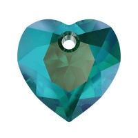 Swarovski Сердце многогранное 14.5мм Emerald Shimmer (6432) 