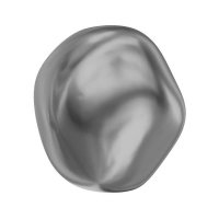 Жемчуг Swarovski барочный, круглый 8мм (арт.5841); Dark Grey, 1 бусина