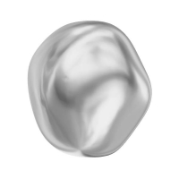 Жемчуг Swarovski барочный, круглый 12мм (арт.5841); Crystal Light Grey Pearl, 1 бусина