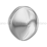 Жемчуг Swarovski барочный, плоский 10мм (арт.5842); Light Grey Pearl, 1 бусина