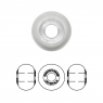 Шарм с логотипом Swarovski, 14мм (арт.5890) White Pearl