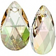 Swarovski Подвеска Капля 6106 16мм Crystal Luminous Green