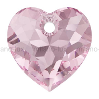 Swarovski Сердце многогранное 10.5мм Light Rose (6432) 