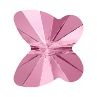 Swarovski бусина Бабочка Butterfly-6мм, Light Rose (5754) 