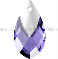 Swarovski Подвеска Капля 22мм TANZANITE Light Chrome (6565)