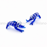 Подвеска лэмпворк Синий Рак; 1 штука