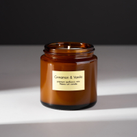 Ароматическая Свеча Cinnamon & Vanilla в янтарной банке (120мл)