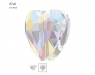 Swarovski Бусина Сердце LOVE 8мм Crystal AB (5741)  