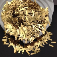 Пайетки Италия 9*2.5мм Золото металл (2011); 3 грамма