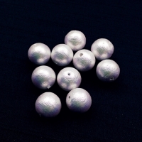 Бусина Cotton Pearl (RICH-White) шар 