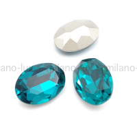 Кристалл Овал 18*13мм Blue Zircon