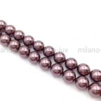 Swarovski  10 бусин Crystal Burgundy Pearl