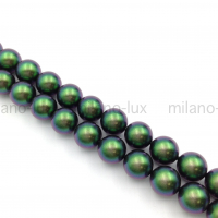 Swarovski 10 бусин Crystal Scarabaeus Green Pearl