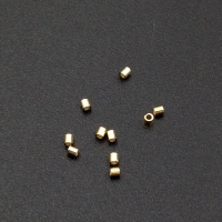 Бусина-Кримп серебро 925 Позолоченное; 1.5 мм; 1 грамм