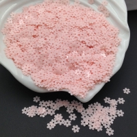Пайетки Италия Цветок-5мм нежно-Розовый глянец (3344); 3 грамма