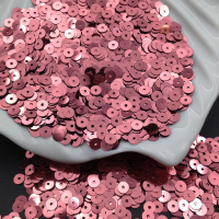 Пайетки Италия; плоские 4мм; тёмно-Розовый metallizzati (3271); 3 грамма